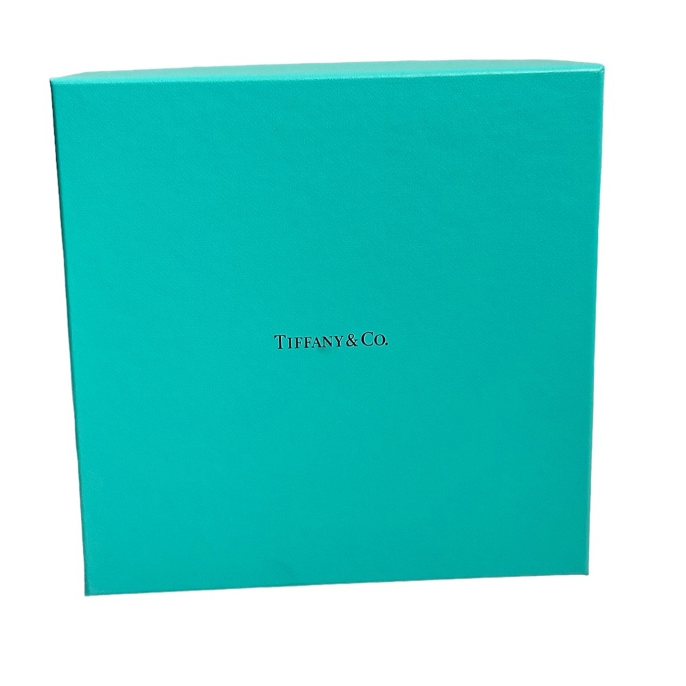 TIFFANY & CO Blue gift box with bag 8"x7"x7"